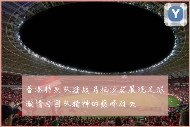 香港特别队迎战鸟栖沙岩展现足球激情与团队精神的巅峰对决