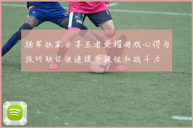 杨军独家分享王者荣耀游戏心得与技巧助你快速提升段位和战斗力